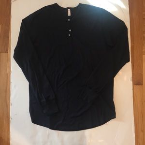 American Apparel Baby Thermal Long Sleeve Henley